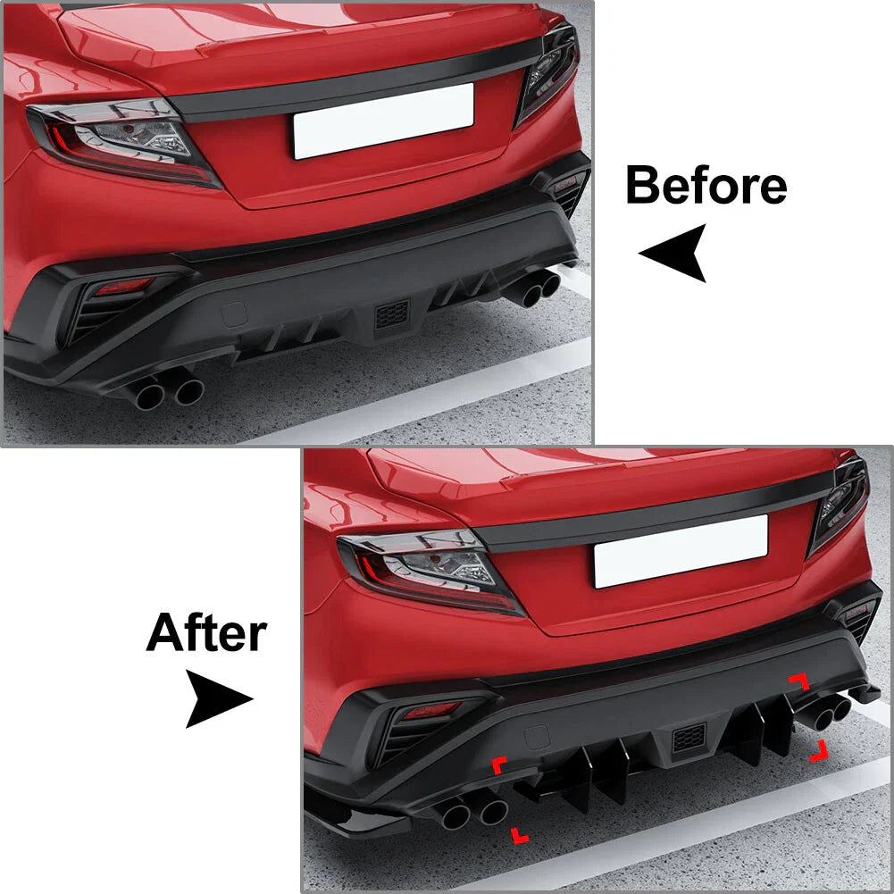 Rear Bumper Splitter Spoiler Lip for Subaru WRX STI (2022-2024)