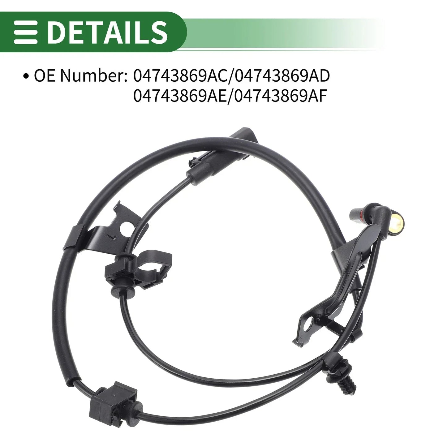 ABS Wheel Speed Sensor for Dodge Journey Left Rear (2009-2023)