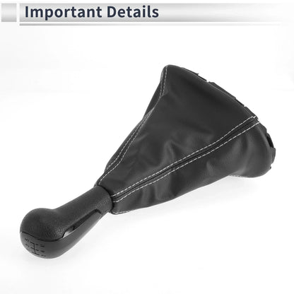5 Speed Shift Knob & Boot Cover for Chevrolet Spark (2011-2015)
