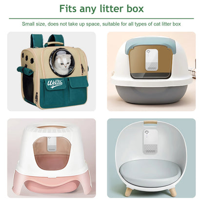 Deodorizer for Pet Cat Litter Box - Odor Eliminator Dust-Free Bathroom