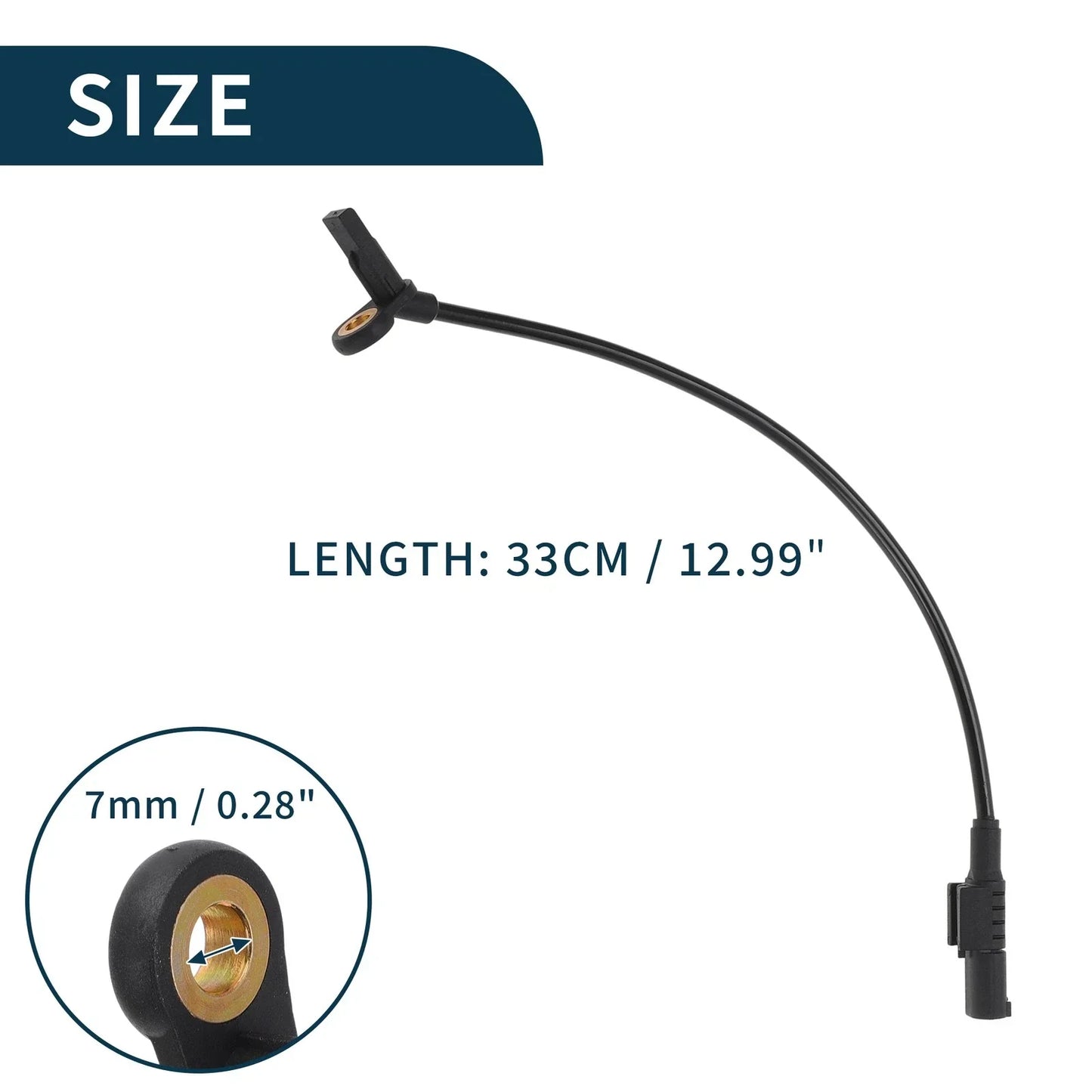 Rear Left ABS Wheel Speed Sensor for Mercedes-Benz GL320 GL350 (2007-2012)
