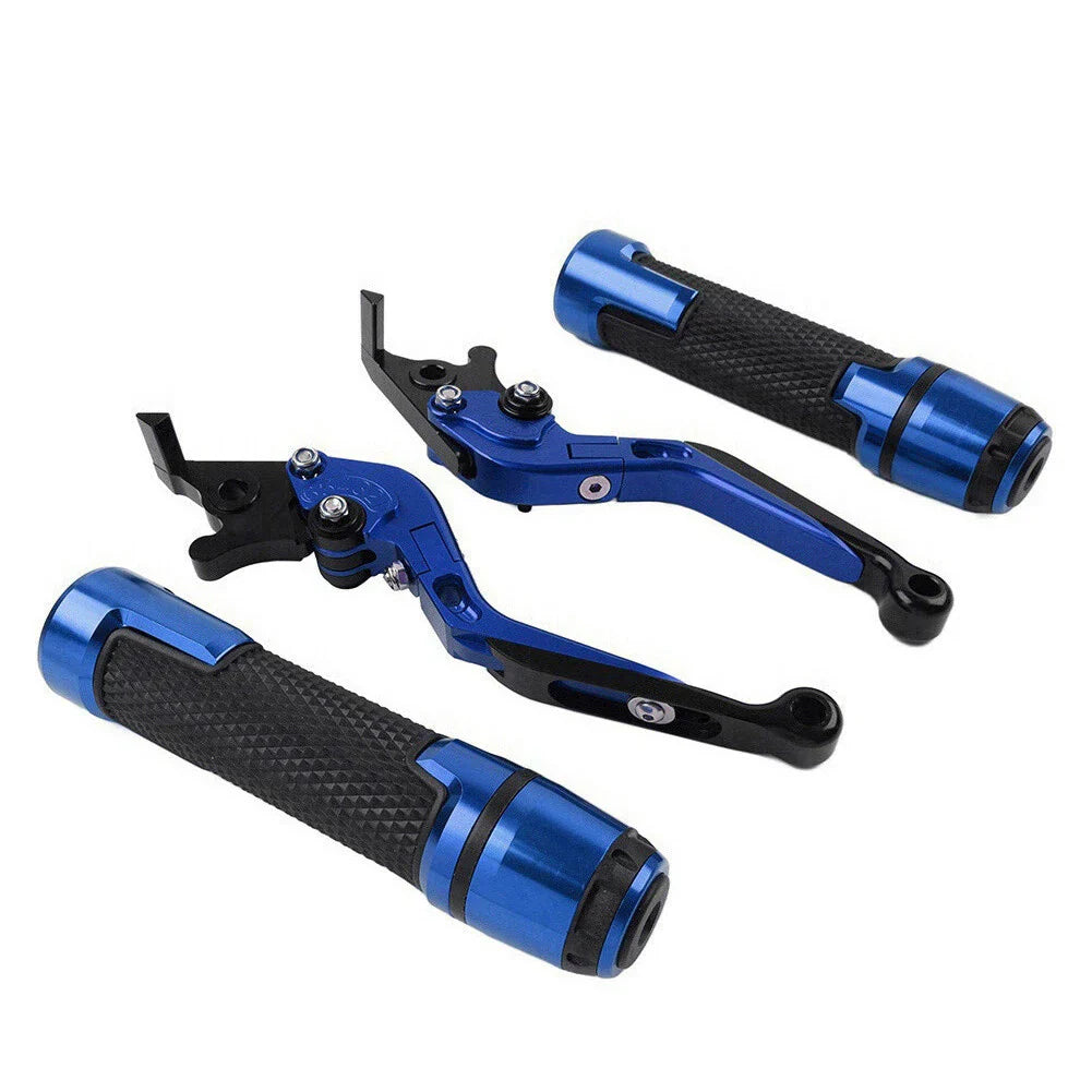 Folding Extendable Brake Clutch Levers & Handlebar Grips for Speed Triple 1050