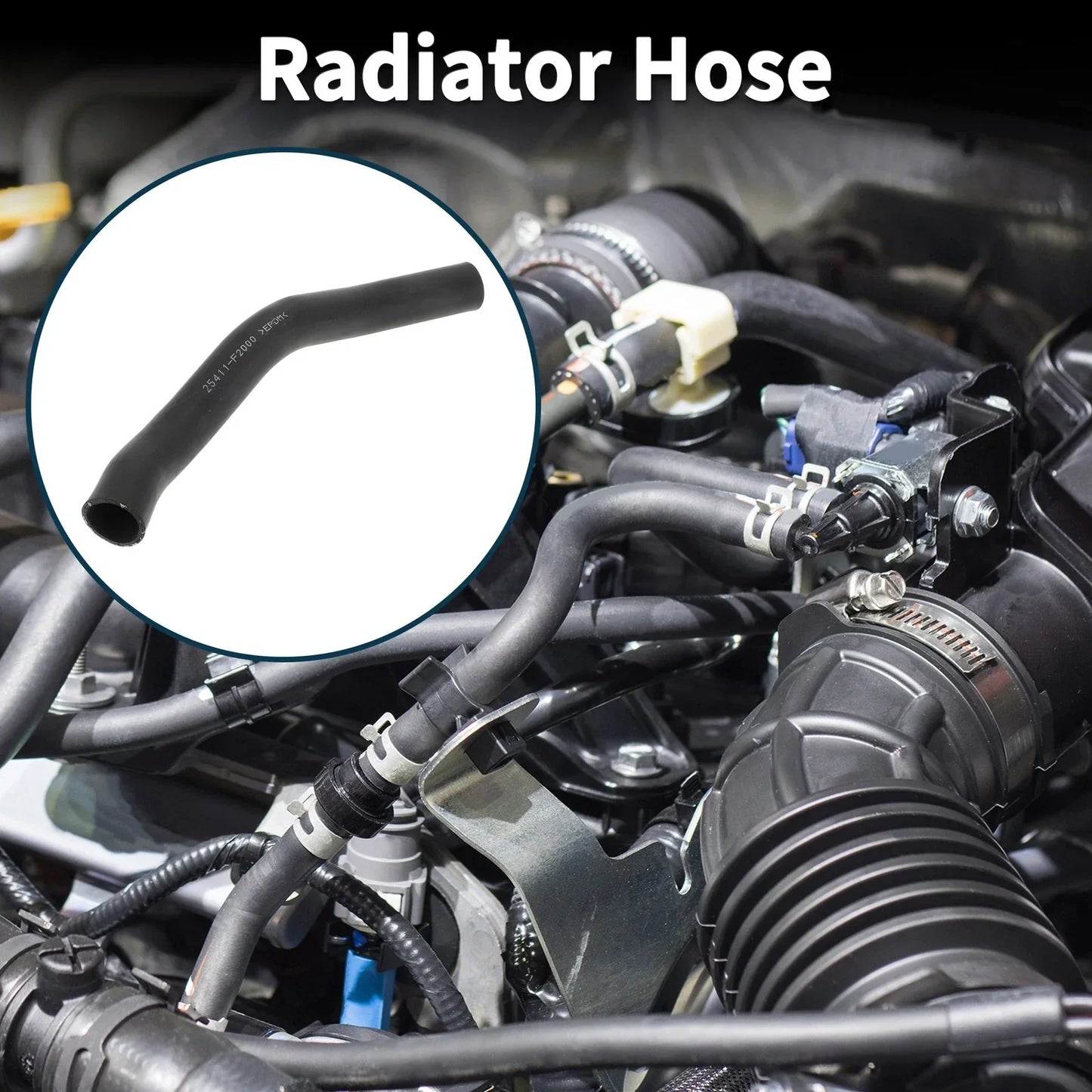 Radiator Hose for Hyundai Elantra 2015-2020 (2 x)