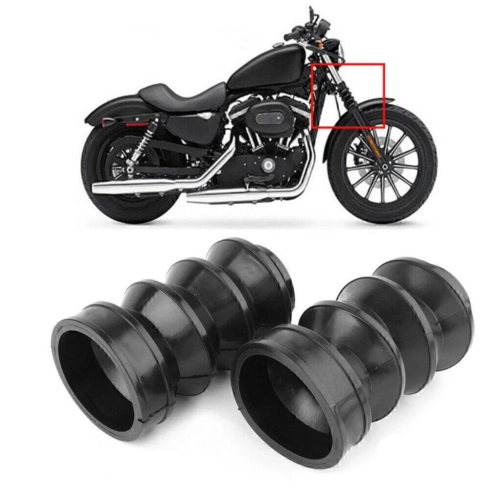 39mm Fork Gaiters for Harley Iron 883 Sportster 1200 (2004-2023)