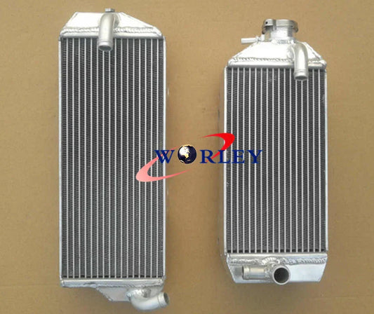 Aluminum Radiator + Red Hose for Suzuki RMZ250 (2007-2009)