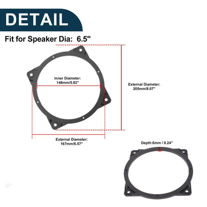 Speaker Spacer Ring Adapter for Hyundai 2006-2021 (2 x Pcs)