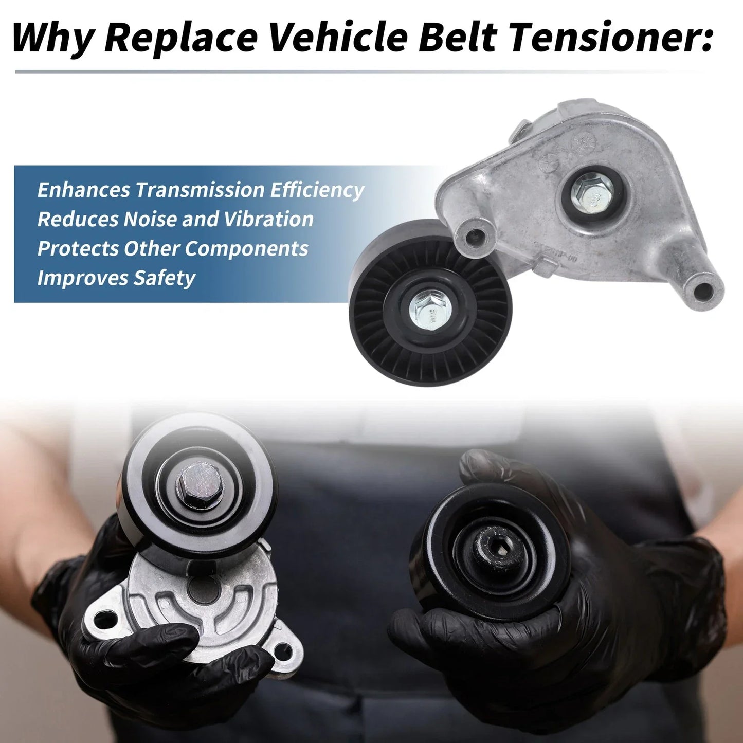 Belt Tensioner for Hyundai Sonata V6 2.7L 1999-2005 (2 x)