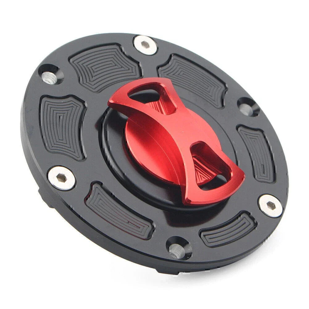 Aluminum Fuel Gas Tank Cap Cover for Kawasaki Ninja 250R EX250 (2008-2012)