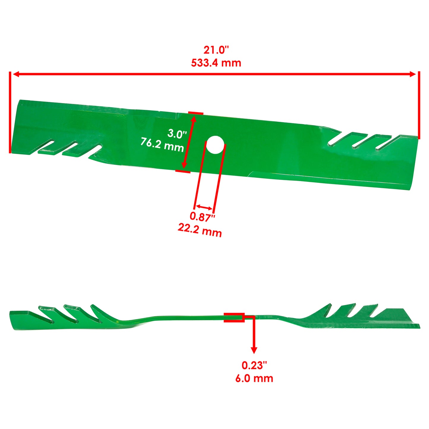 Deck Blade 60 Inch Replacement for John Deere X475 X485 X495 X575 (2011–2019)