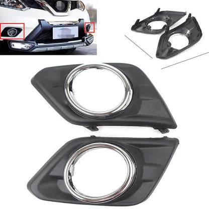 Front Fog Light Bumper Cover Trim for Nissan Rogue X-Trail (2014-2016)