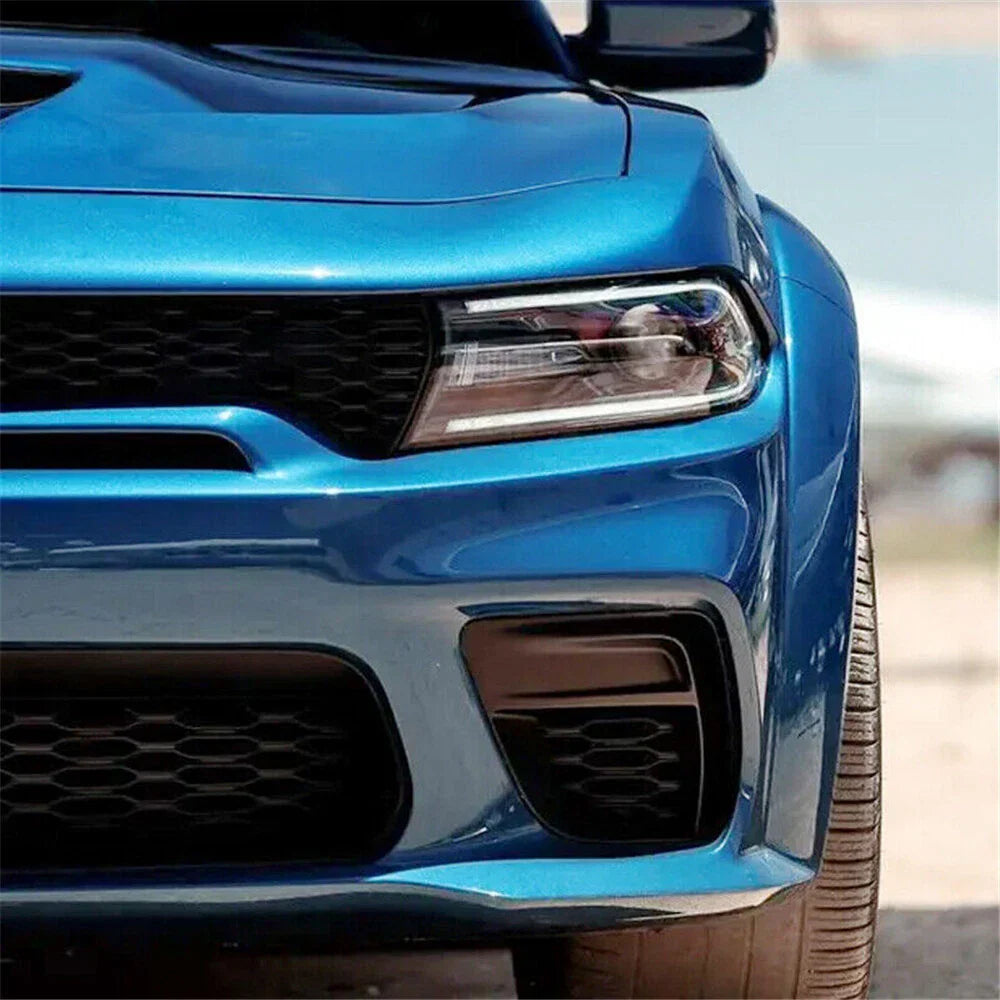 Fog Light Lamp Cover Bezel Trim for Dodge Charger (2015-2021)