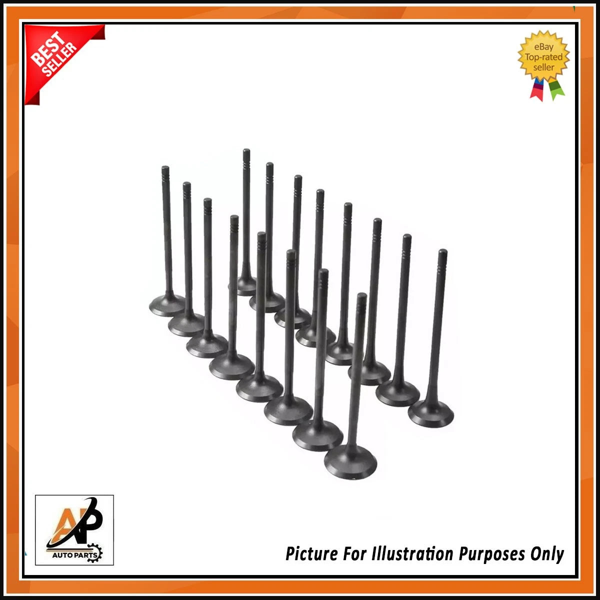 Engine Inlet and Exhaust Valves Replacement Set for Land Rover Range Rover (2016–2022)