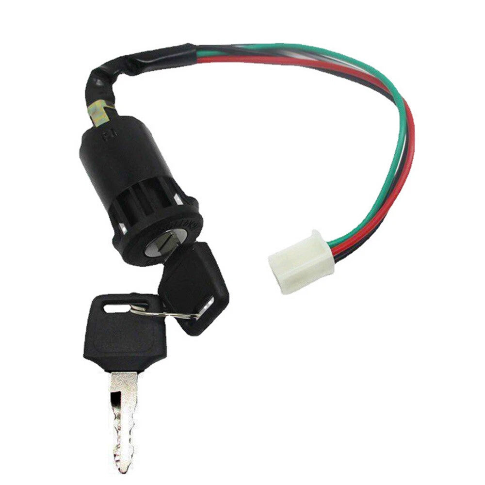 4 Wire Ignition Key Barrel Switch for ATV Quad 50cc 110cc 125cc 150cc