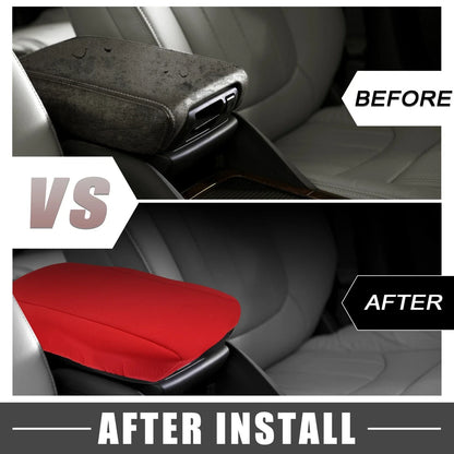 Car Center Console Pad Armrest Seat Box Cover for Dodge Durango (2011-2020)