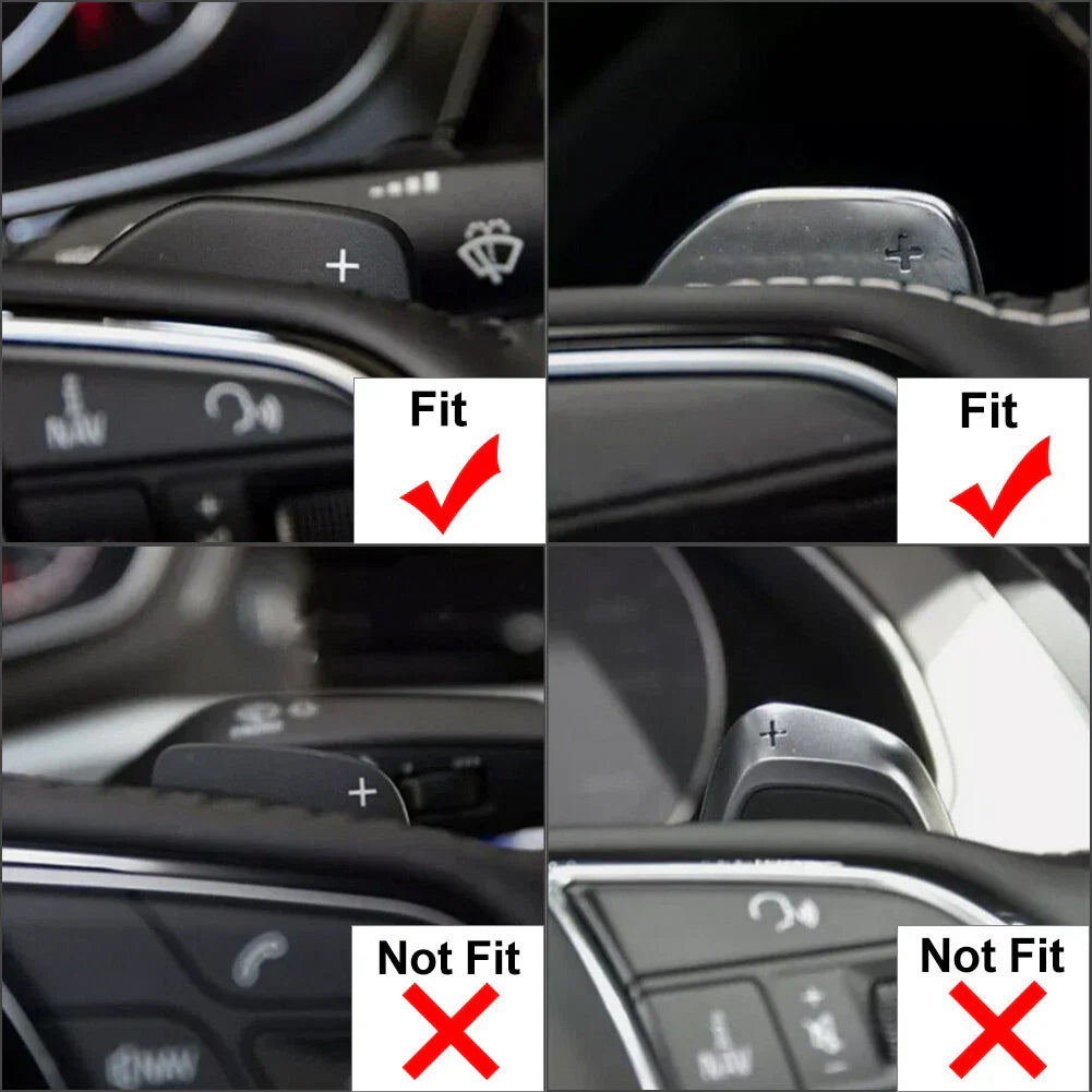 Steering Wheel Paddle Shifter Extensions for Audi A3 A4 A5 A6 A7 S4 S5 S6 S7