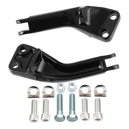Rear Footpeg Pegs Mount Bracket for Harley Dyna Fat Bob (2007-2017)