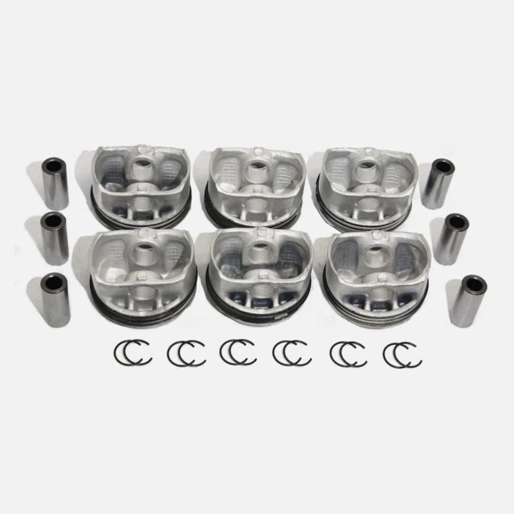 6 x Engine Pistons Rings Set for BMW E60 E90 E92 E93 323i 525i X3 Z4 (2006-2013)