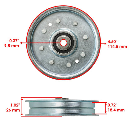 Deck Pulley Replacement for White Outdoor ZT-1850 (2000–2000)