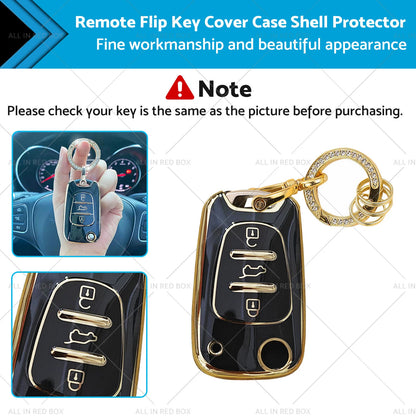 Remote Flip Key Cover Case for Hyundai i30 ix35 (2010-2017)