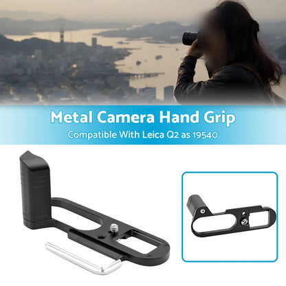 Camera Hand Grip Holder Arca Swiss Plate for Leica Q2 (2019-2023)