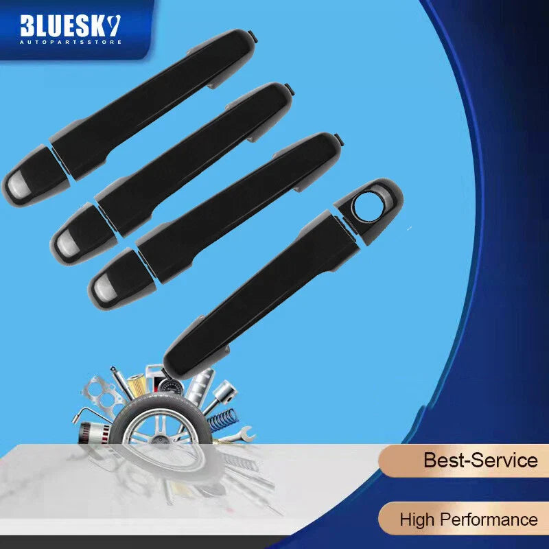 4 x Outer Door Handles for Hyundai i30 FD Hatch & Wagon (2007-2012)