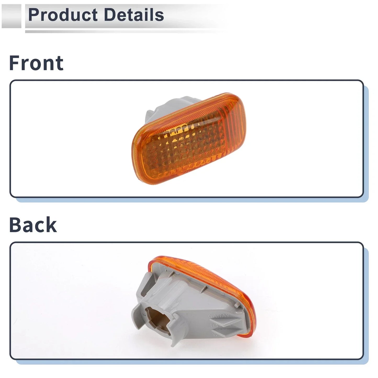 Car Side Marker Light Cover for Honda AZZ (2002-2008) 1 x Cover