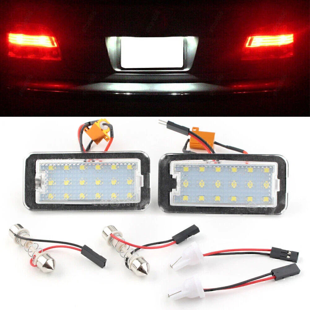 LED License Plate Lights for Fiat 500 & Cabriolet (2007-2023)