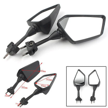 Black Rearview Side Mirrors for KAWASAKI NINJA 250R EX250 (2008-2013)