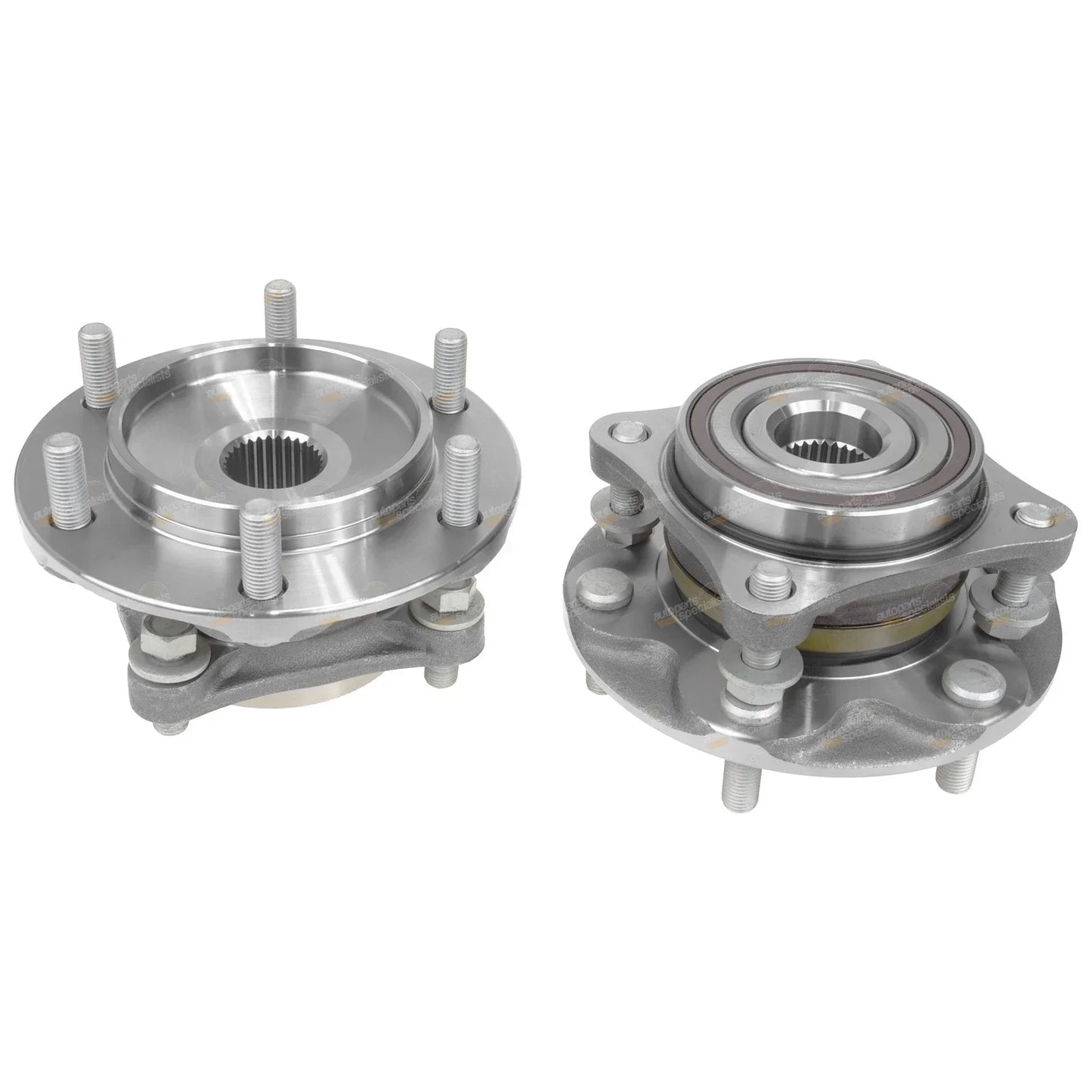 2 x Front Wheel Bearing Hubs for Toyota Hilux GGN125/GUN125/GUN126 (2015–2019)