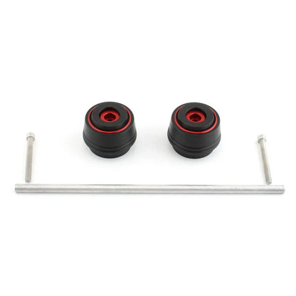 Front Wheel Axle Fork Slider Crash Protector for Zontes Shengshi 368 D E M (N/A)