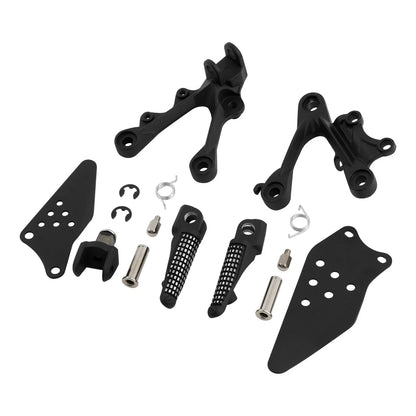 Front Footpegs Peg Footrest Bracket for Kawasaki Ninja ZX6R (2009 - 2018)