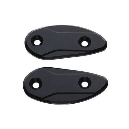 Rearview Mirror Block Off Base Plates for Honda CBR1000RR 2008-2017 Black