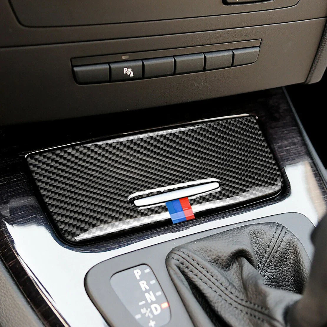 Carbon Fiber Cigarette Lighter Cover for BMW 3 E90 E92 (2005-2012)