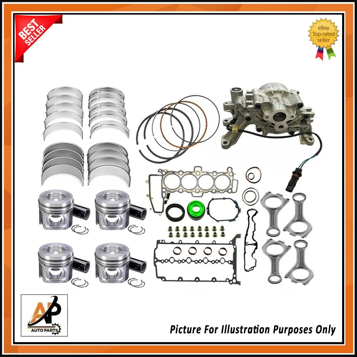 Crankshaft Gear Rebuild Kit for Land Rover Jaguar 2.0 204DTD (2010–2019)