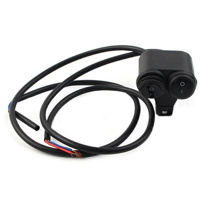 12V 7/8" Motorcycle Handlebar Fog Spot Light w/ Dual On Off Switch