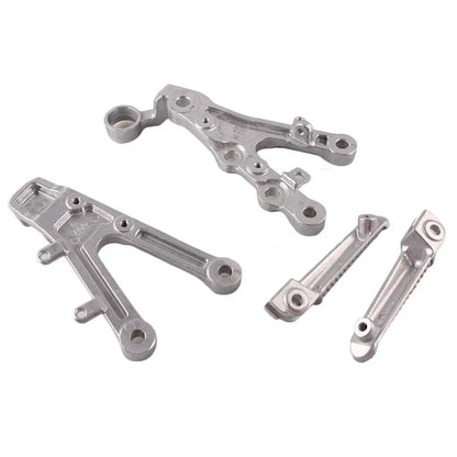 Front Footpegs Footrests Brackets Set for Yamaha YZF R6 (2006-2011)