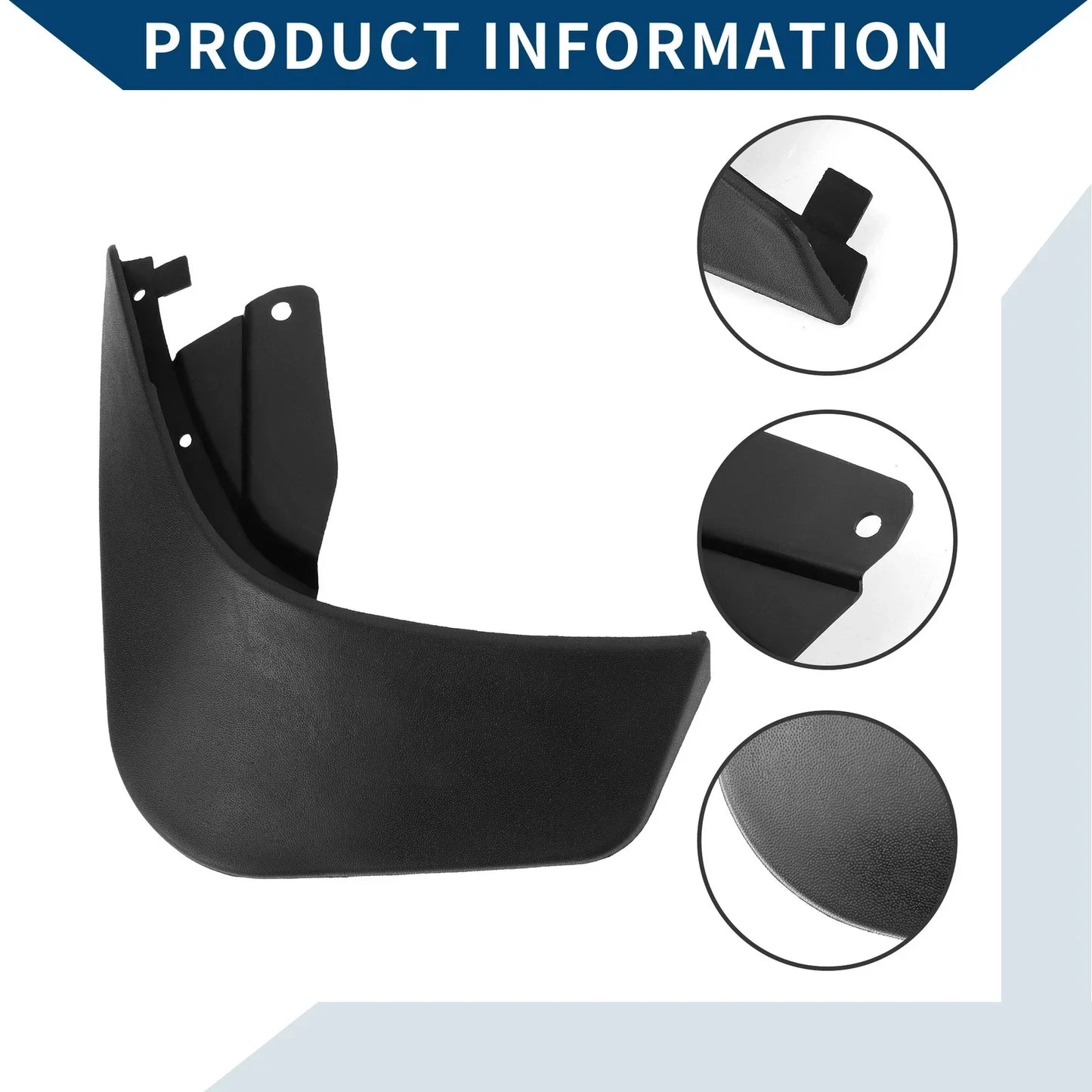 Mud Flaps Splash Guards Set for Mercedes-Benz Smart 4 Door (2016-2021)