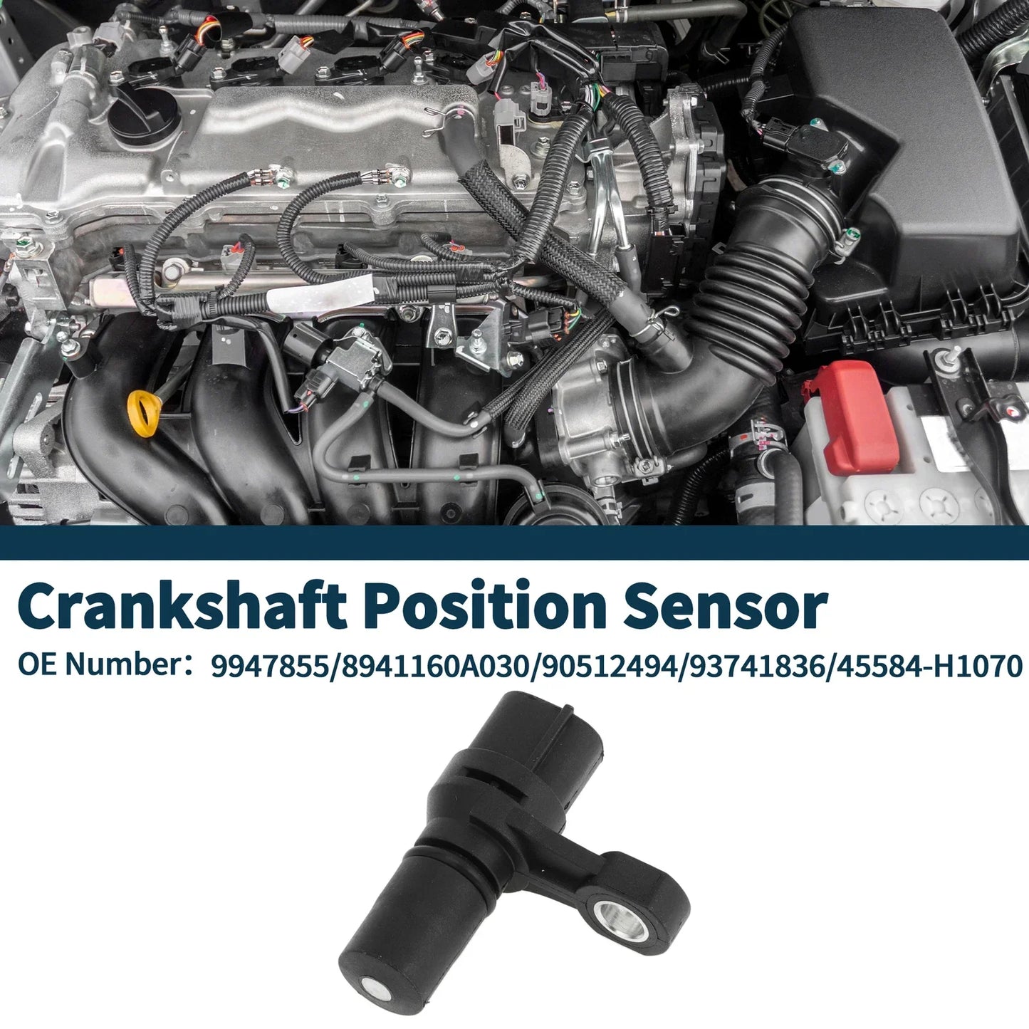Crankshaft Position Sensor for HYUNDAI Terracan 2.5TD (2001-2006) 1 x Pc