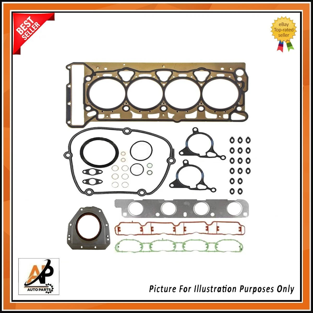 Cylinder Head Gasket Set Replacement for Audi A3 A4 1.8T 2.0TFSI TSI (2013–2022)