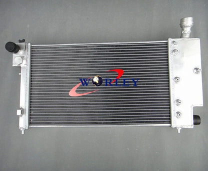 50mm Aluminum Radiator + Fan for Peugeot 106 GTI & Rallye, Citroen Saxo (91-01)