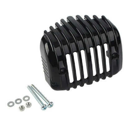 Black Voltage Regulator Cover for Harley Softail 2001-2017