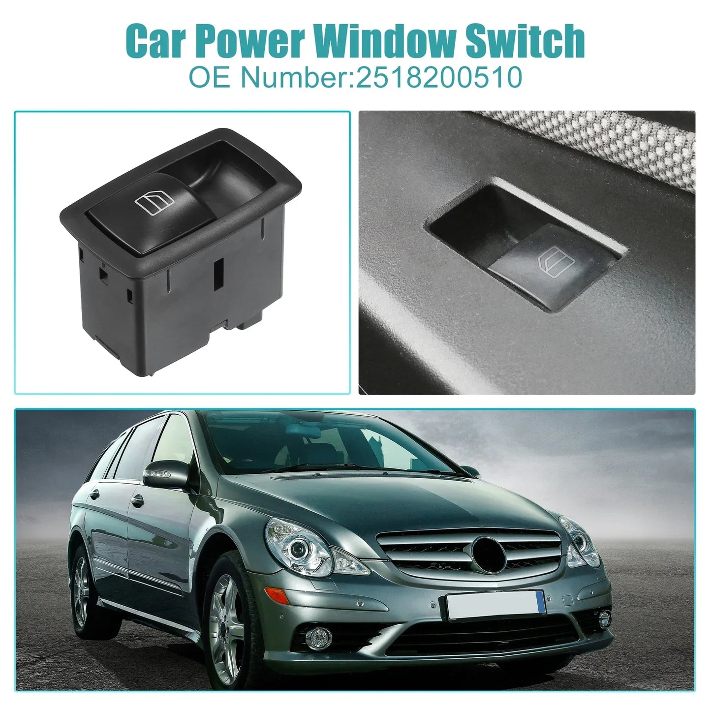 Power Window Switch for Mercedes-Benz ML320 ML350 (2000-2009)