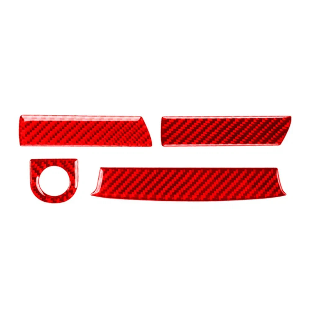 Red Center Console Storage Panel Cover Trim for Subaru Forester (2009-2013)