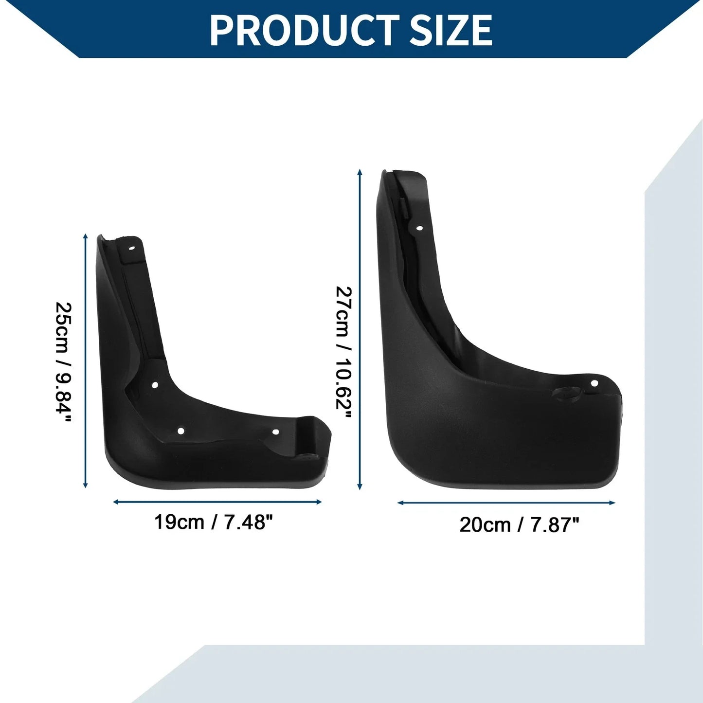 Mud Flaps Splash Guards for Mercedes Benz B Class B200 (2012-2015)