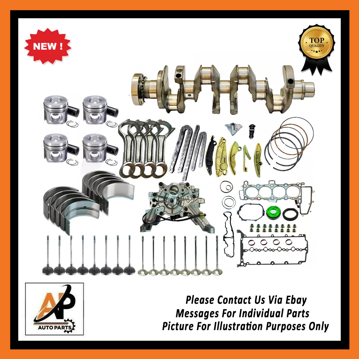 Crankshaft and Engine Rebuild Kit for Range Rover 2.0 AJ200D (2014–2017)