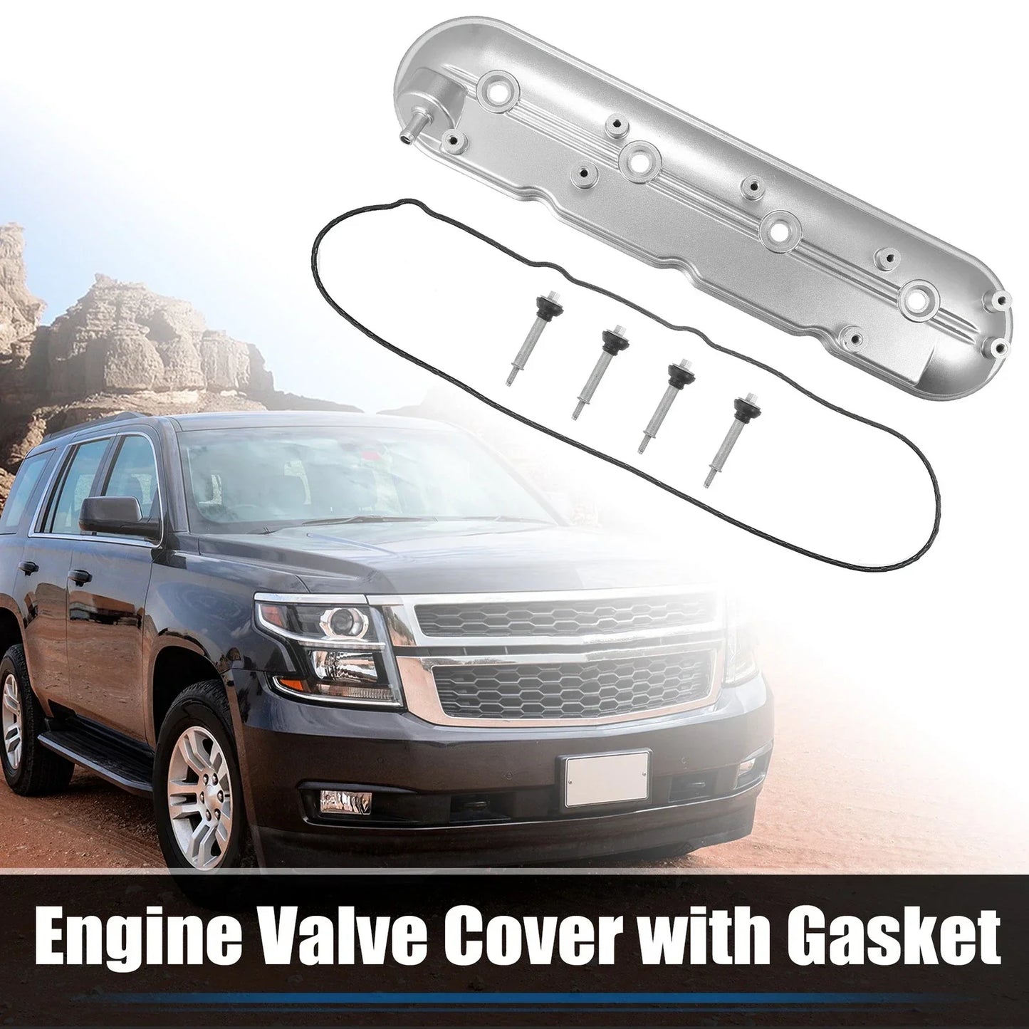 Driver Side Valve Cover for Chevy Silverado Tahoe GMC Sierra Yukon (2007-2014)