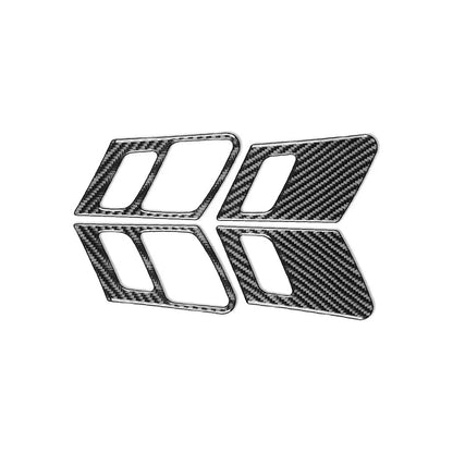 Carbon Fiber Door Handle Frame Cover Trim for Audi Q5 (2018-2021)