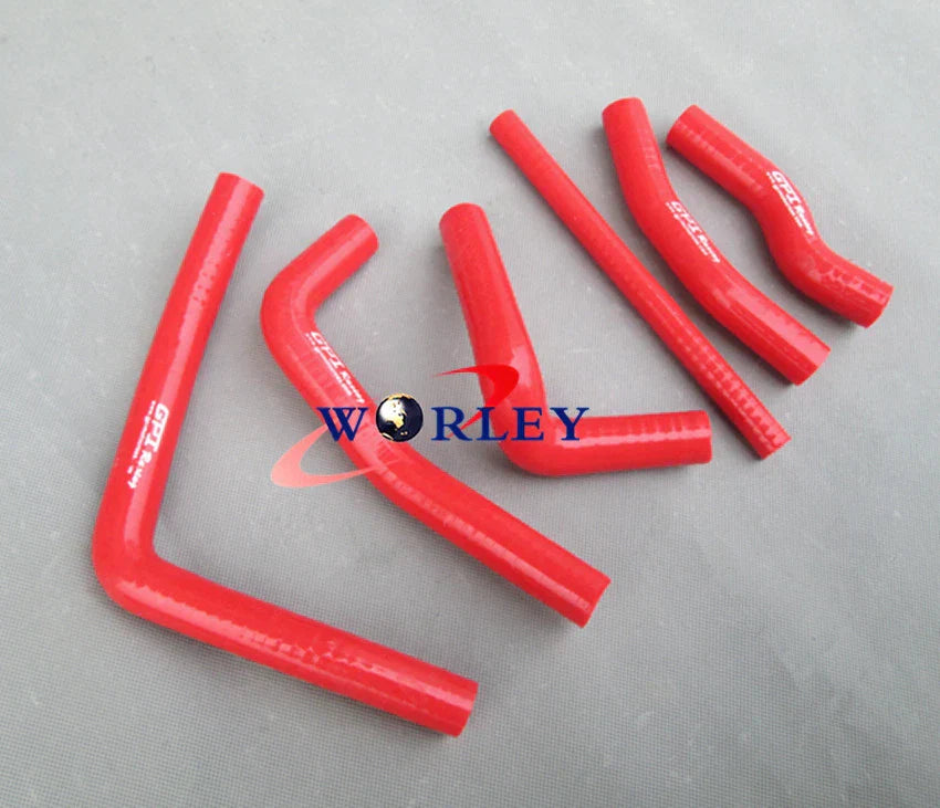 Silicone Radiator Hose for Honda CR250 CR250R 2000-2001 ( Red)