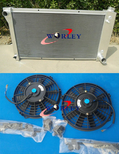 Aluminum Radiator & Fan for 1967-72 Chevy C/K Series Pickup Trucks