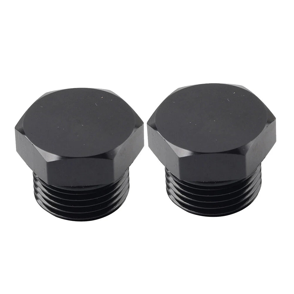Aluminum 10AN Block Off Cap ORB Plug Male Fitting Adapters